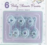 Baby Shower Blue Baby Rattles Favours - by Unique Party
