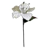 Vickerman 35545 – 21 "クリームベルベットSheer Hybiscus 6 " Flower Pick ( o143511 )