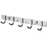 mskei Sus 304ステンレス鋼壁マウントタオルフック 13.4*1.2*2inch