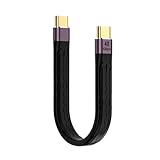 USB Type C ケーブル type-C to type-C ケーブル QC4.0 100W/5A急速充電 8K@60Hz映像出力 Thunderbolt3対応 USB 4.0 40Gbps高速データ転送 PD対応 約13.8㎝