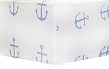 My Baby Sam First Mate Crib Sheet, Blue/Navy/Red/White, 2 Count by My Baby Sam