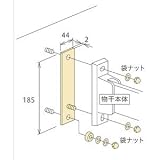 ホスクリーン ホスクリーン取付パーツ 取替え用プレート ステンレス生地 （HP-20）　1袋