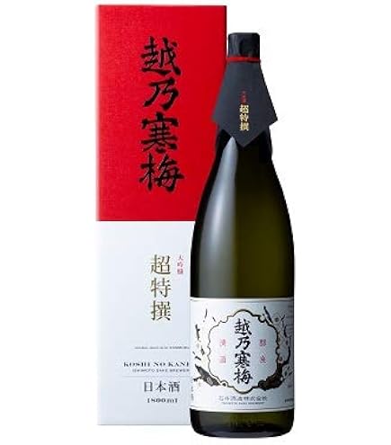 Amazon.co.jp: 『越乃寒梅金無垢』純米大吟醸1800mlカートン入り