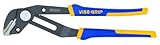 IRWIN Tools VISE-GRIP GrooveLock Pliers, Smooth Jaw, 12-inch (4935099) by Irwin Tools