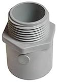 Cantex Pvcオスターミナルアダプタねじ付き1 – 1 / 2 " Ulスケジュール40