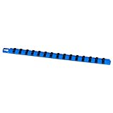 Ernst Manufacturing 8403-Blue-1/4 18-Inch Socket Organizer and 15-1/4-Inch Twist Lock Clips [並行輸入品]