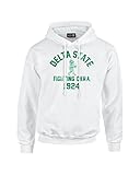 NCAA Emory Eaglesマスコットブロックアーチ長袖パーカー、XL、ホワイト