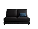 デザインソファベッド 幅120cm ブラック ベッド ソファ 簡単切り替え お手入れ簡単合皮 040102805