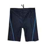 [アッシュベリー] キッズスクール水着 男の子用海パン ロングタイプ カラーステッチ[UPF50+紫外線対策加工] 140cm(855503)