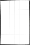 [N-8190053]ＷＡＫＩ　メッシュパネル　６００Ｘ１５００ｍｍ　黒 EMP044