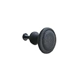 飽きのこない定番デザイン♪シンプルで落ち着いたマットな黒が印象的♪真鍮ノブ ブラック ノーマル L　kn330bk