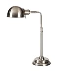 Suryaコルトンテーブルランプ 14"D x 6"W x 18.5"H シルバー COLP-003
