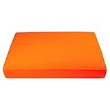 My Blankee Organic Cotton Jersey Knit Crib Sheet -Orange 28x52x9 drop