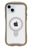iFace Reflection Magnetic iPhone 15 Plus/14 Plus ケース MagSafe 対応 クリア 強化ガラス (ブラック)【アイフェイス アイフォン 15プラス 14プラス カバー マグセーフ 耐衝撃 透明 ストラップホール】