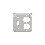 Diversitech pi368カバー、トグルスイッチ、二重レセプタクルCAD Fin。1900