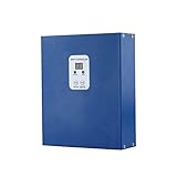 Y-SOLAR 40A MPPT LCD ソーラー充電コントローラRS232 PCのコミュニケーション 12V24V48V ソーラーレギュレータ ESmart40A  ファン冷却付き (Blue)