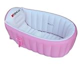 Sayhi Inflatable Thicken Portable Baby Bath Tub Comfortable Safety Swimming Pool,Pink by MorningRisi