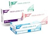 JMSプラスチックグローブF パウダーフリー プラスチック手袋 150枚入 サイズL