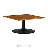 arne ローテーブル 正方形 カフェテーブル おしゃれ 木製 2人用 セミオーダー 単品 CT-SQ8585 Atype-L脚 北欧×BK