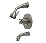 Whitehaus 614.865PR-ACO Blairhaus Mckinley 2 5/8-Inch Pressure Balance Valve with Showerhead and Bel
