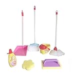 Cindy&Will 7Pcs Assembly Pretend Preschool Educational Learning Bursh Bug Sponge Detergent Plastic S