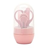 4本/セットベビー爪切りセット ベビーネイルはさみ 新生児安全クリッパーネイルファイルケアツール