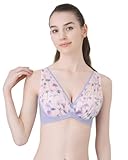 DRMETHOD Nongy ノンジー ノンワイヤーブラ ブラジャー 通気性 涼しい (ハーバリウムラベンダー, GL（L Plus）)