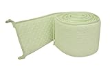 American Baby Company Heavenly Soft Minky Dot Crib Bumper, Celery Puff by American Baby Company [並行輸
