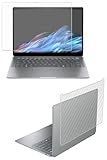 [2枚組(画面+天板)] ClearView HP OmniBook Ultra 14 14-fd 2024年モデル 14インチ用 [清潔 目に優しい アンチグレア ブルーライトカット] 液晶 保護 フィルム＋カーボン調 天板保護フィルム 日本製