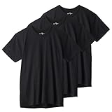 [ボディワイルド] 半袖 Tシャツ クルーネック 綿100% 天竺 3枚組 BW50133 メンズ NEWブラック L