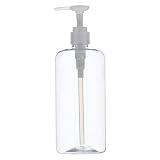 ベストコ(Bestco) シャンプー用ディスペンサー クリア 500ml ネトヨン・レ ラウンド ボトル ND-4338
