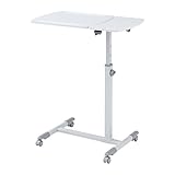 【サンワサプライ ノートパソコンデスク(白) NPC-10W】[返品/交換/キャンセル不可]