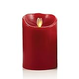 Luminara Flameless Candle 5"H レッド 02050000 00-1-RED 1