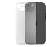 BabbleCom iPhone 15 Plus 対応 カバー アイフォン 15Plus 対応 Apple 対応 衝撃吸収 透明 クリア シリコン ソフトケース TPU 耐衝撃 保護