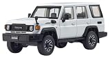 京商 (Kyosho) 京商オリジナル 1/43 トヨタ ランドクルーザー 70 (スーパーホワイト II) 完成品 KS03928W
