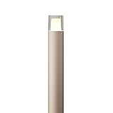 タカショー　ポールライト（ローボルト）　エクスレッズポールライト　1型（LED色:電球色）　＃73408500　HBC-D37G グレイッシュゴールド