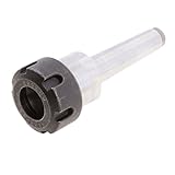 Flameer テーパ　コレットチャックホルダー　10種選択　CNCフライス盤　ツール　旋盤　ストレート　HSS　銀＋黒 - MTB2 ER25 M10