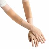 [woalao] サポーター ひじ 肘サポーター【2セット（4枚入）】 薄地のサポーター 肘用 薄手 冷え対策！スリムタイプ ゆったり編み 薄地 タトゥー隠し 冷え予防 ストレッチ ストレッチ カバー 二の腕 アーム