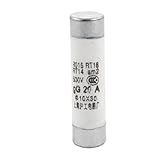 uxcell セラミック管ヒューズ　円筒ヒューズ R015 500V 20A 10 x 38mm 電子部品 電気保護 20個入り