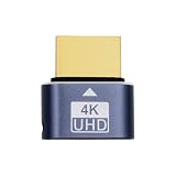 xiwai 4K バーチャルディスプレイアダプター HDMI 1.4 DDC EDID ダミープラグ HDTV 4K@60Hz ヘッドレスゴーストディスプレイエミュレーター ブラック
