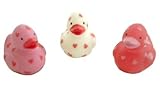 24 Itty Bitty Miniature VALENTINE/HEART Rubber Ducks/DUCKIES/NEW/DOZEN/Sweetheart/LOVE [並行輸入品]