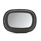 munchkin マンチキン ベビーインサイトミラー 車用 赤ちゃんミラー 広範囲 曲面ミラー やわらかフレーム 運転中も安心 取り付け簡単 WKMU63010S