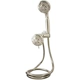 Glacier Bay 5-function Handshowerとヘッドコンボキットでブラシニッケル
