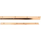 prime-line製品U 9514ラッチガードin-swinging、12-inch、真鍮メッキ