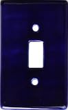 Cobalt Blue Talavera Single Switch Plate by Fine Crafts & Imports