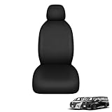 Virauto トヨタ 新型 アルファード 40系 ヴェルファイア シートカバー 1列目用 7人乗り対応 ALPHARD VELLFIRE 40系 2023年6月～ カーシートカバー 座席カバー 防水 キズ 汚れ防止 通気 滑り止め 保護 フルサラウンドシート 内装 アクセサリー 取付簡単 運転席&助手席 枕一体型 PUレザー ブラック 1個入り