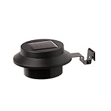 ALEKO GWSL Solar Powered LED Decorative Light Lamp for Outdoor Garden Fence Pathway Stairs Wall Moun