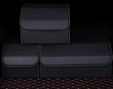 車用収納ポケット 車 トランク 収納ボックス 車 トランクボックス 大容量 頑丈 防水 組み立て簡単 後部座席 助手席 トランク 車用収納ケース 車内 収納 べんりグッズ ラゲッジボックス 車載バッグ トランクボックス ラゲッジルーム (黑,65*30*30cm)