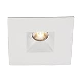 WAC照明hr-led271r-40-wt LEDmeミニチュアRecessed Squareタスクライト4000 K Cool、ホワイト