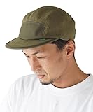 [ナコタ] LINEN COOL JET CAP リネン クール ジェットキャップ 帽子 麻 ツバ長 ロングブリム メンズ レディース 軽量 大きいサイズ アウトドア カジュアル 無地 春 夏 L(頭周り約55cm-60cm) カーキ